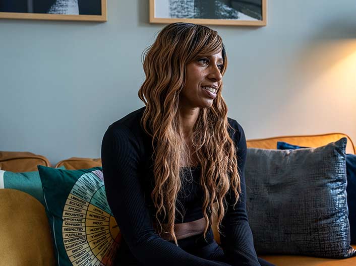person in therapy session in Chicago